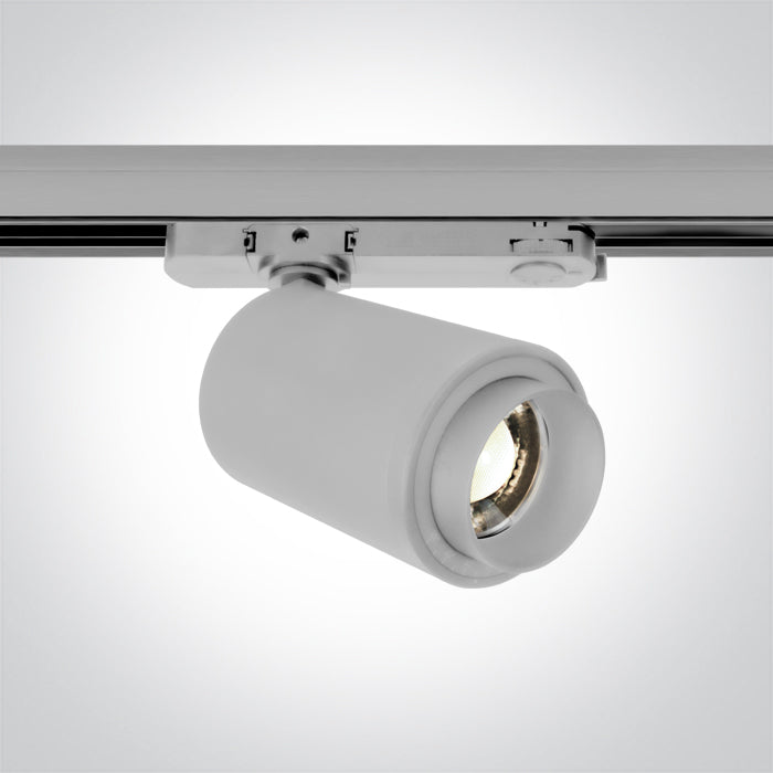 Бял COB 30W WW (топло бяло) Шина Спот 20-60° Регулируем BEAM 230V
