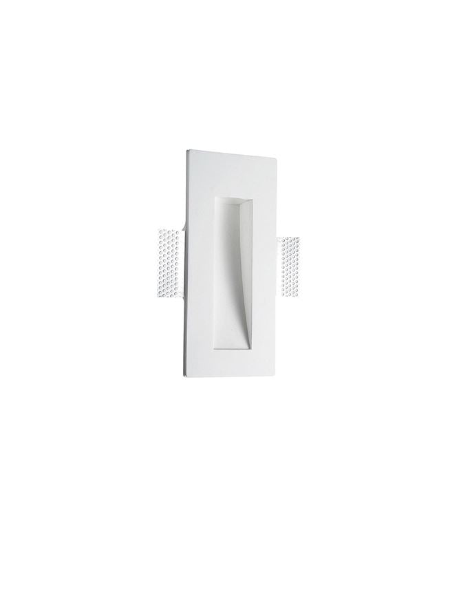 Техническо осветление EURONA GU4 MR11 20W Бял гипс L8 W4.8 H17см