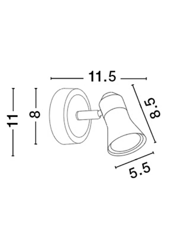 Висящо осветително тяло (пендел) GALERIA LED GU10 1x10W Античен месинг и хром
