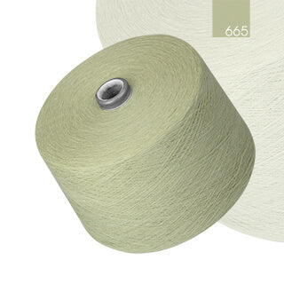 Colored cotton yarn blends.