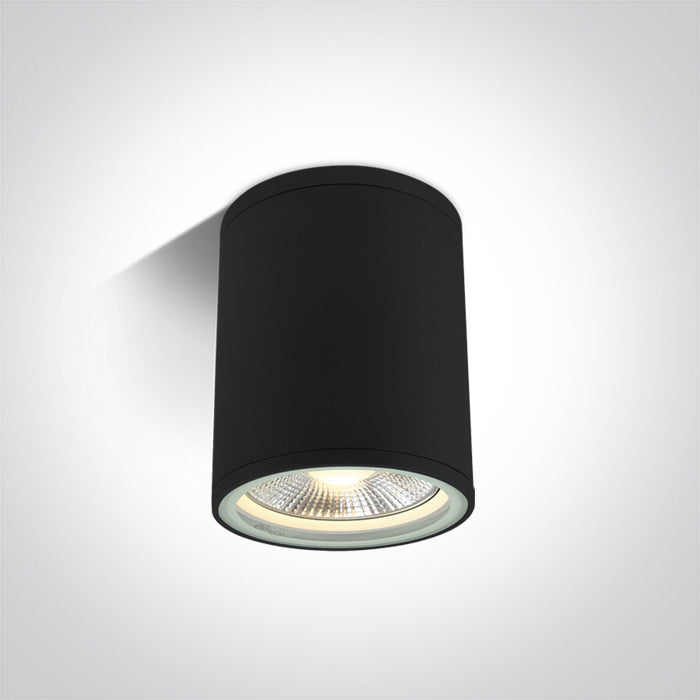 Черен CYLINDER PAR30 E27 20W IP54
