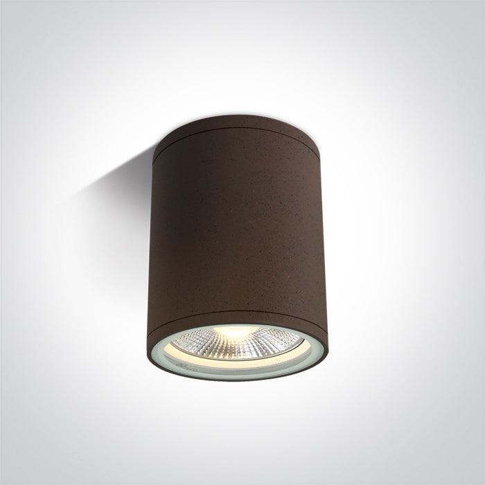RUST BROWN CYLINDER PAR30 E27 20W IP54