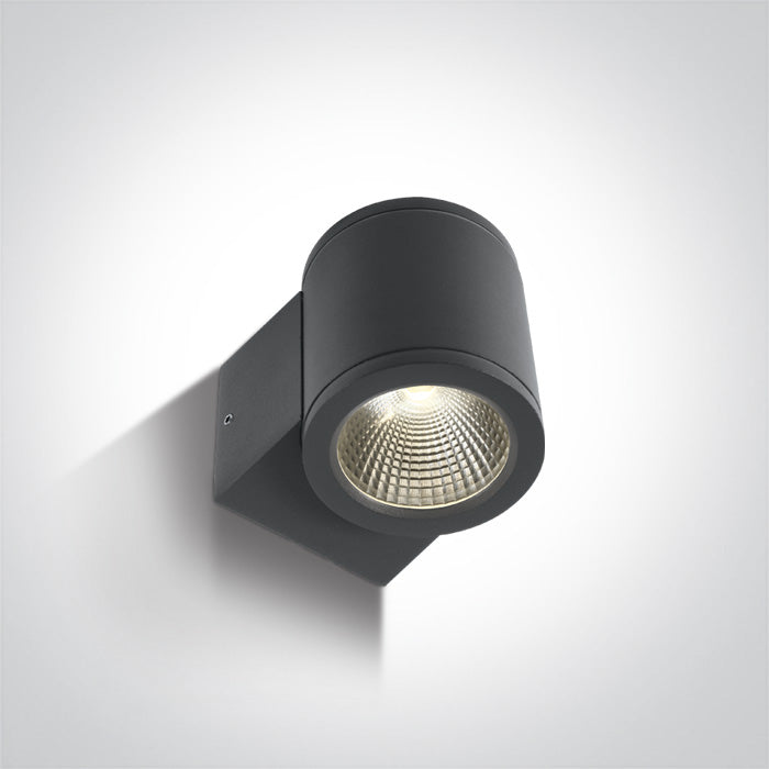 Антрацит COB 6W WW (топло бяло) IP54 100-240V