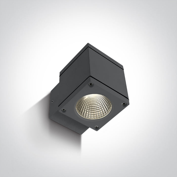 Антрацит COB 6W WW (топло бяло) IP54 100-240V