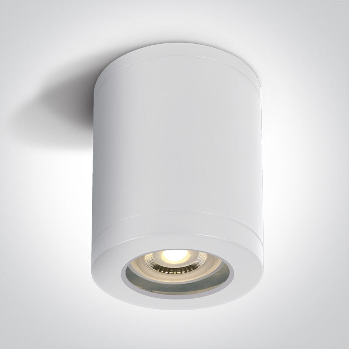 Бял CYLINDER GU10 10W IP65