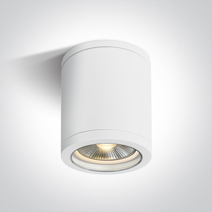Бял CYLINDER E27 10W PAR30 IP65