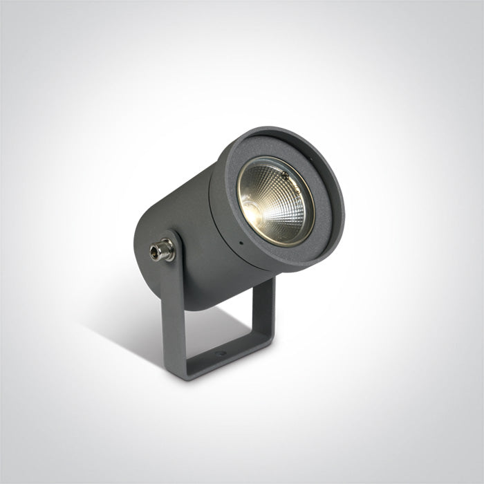 Антрацит Градинско Спот 3W WW (топло бяло) IP65 100-240V
