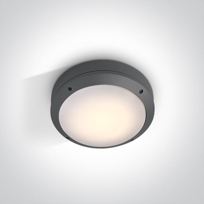 Антрацит IP54 E27 12W