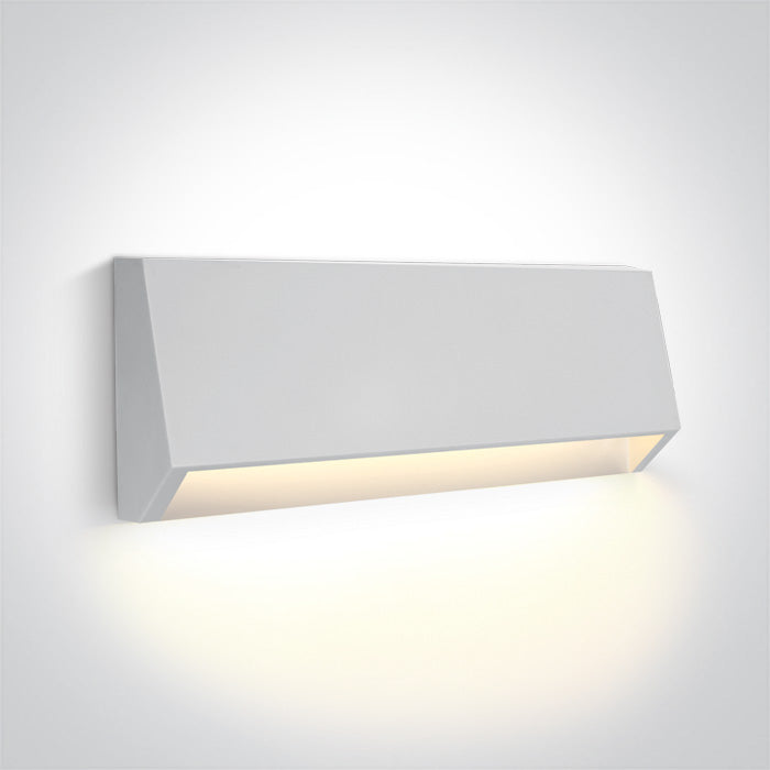Бял Стенно осветително тяло (аплик) 4W CCT (регулируем цвят на светлината) Dark-Light (задълбочен оптичен конус) IP65 230V