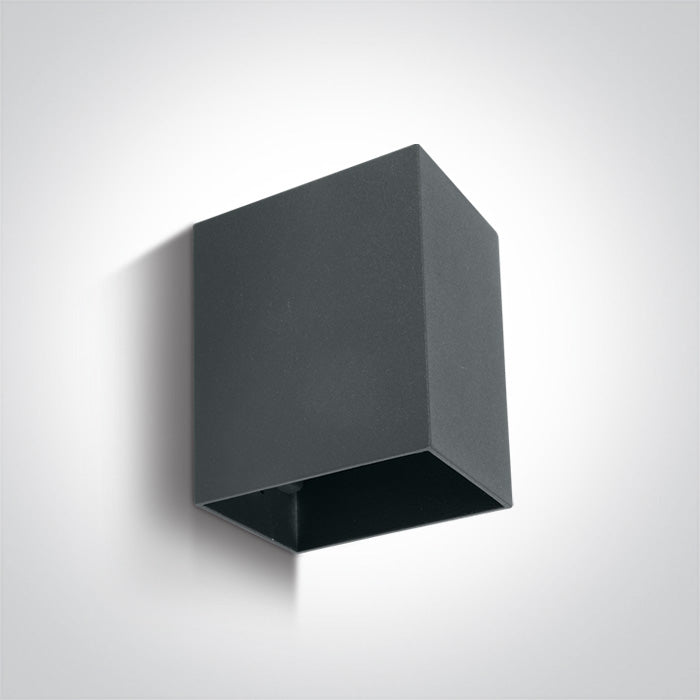 Антрацит WALL 3W WW (топло бяло) IP54 Dark-Light (задълбочен оптичен конус) 100-240V