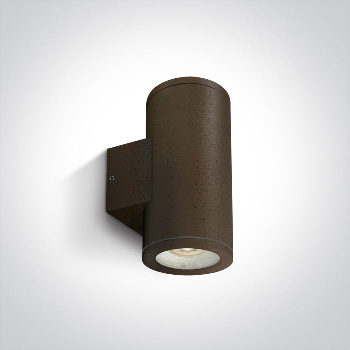 RUST BROWN WALL GU10 2x10W IP54