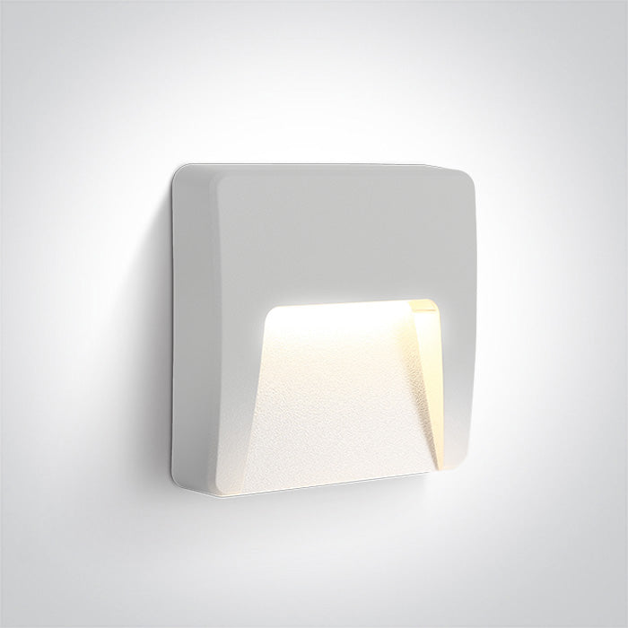 Бял Стенно осветително тяло (аплик) 3W CCT (регулируем цвят на светлината) Dark-Light (задълбочен оптичен конус) IP65 230V