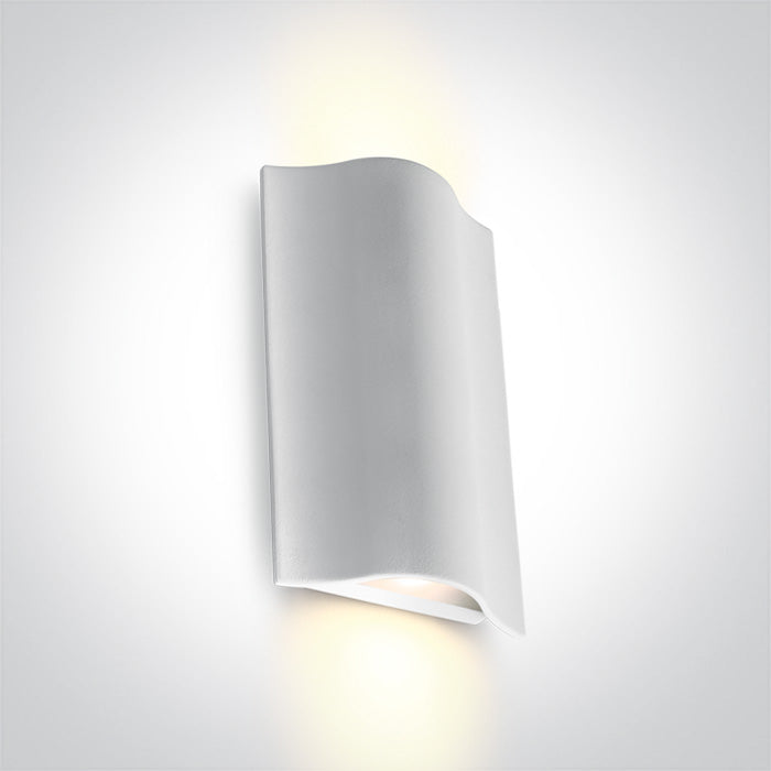 Бял WALL 2x6W WW (топло бяло) IP54 230V