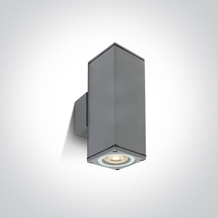 Сив WALL 2xGU10 10w IP54 100-240V