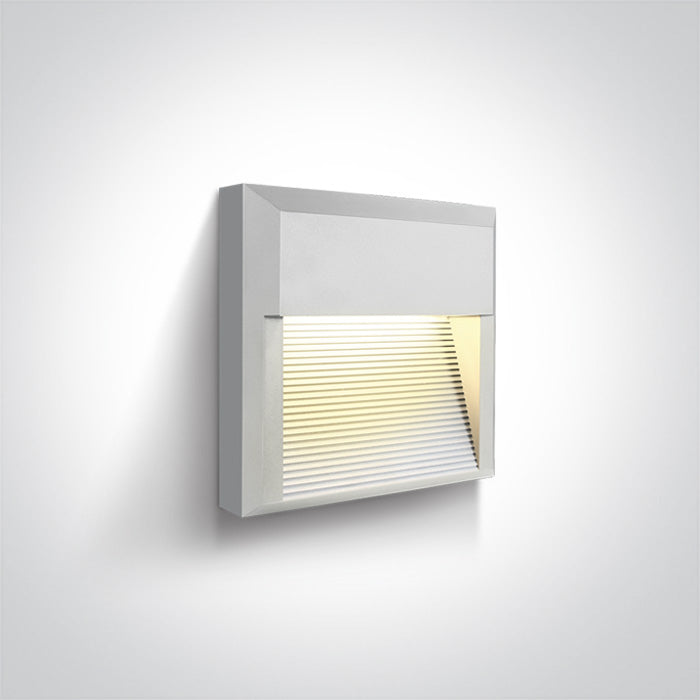 Бял LED Стенно осветително тяло (аплик) 8W WW (топло бяло) Dark-Light (задълбочен оптичен конус) IP65 230V