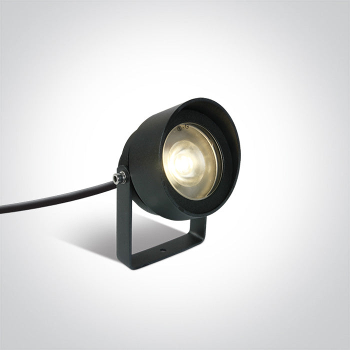 Антрацит COB 11W WW (топло бяло) IP65 с SPIKE 230V