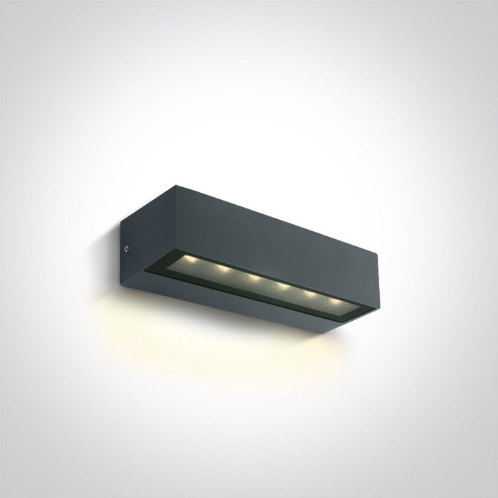 Антрацит 8W WW (топло бяло) IP65 230V