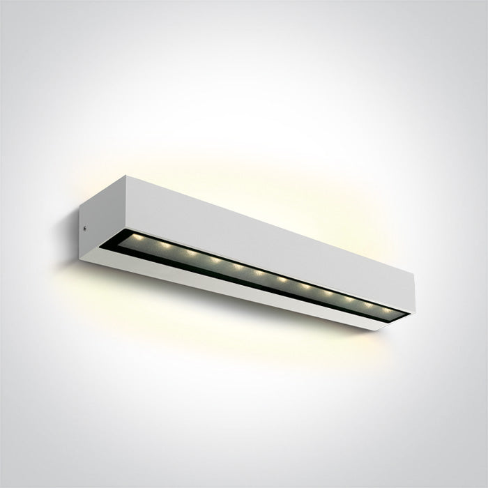Бял 2x10W WW (топло бяло) IP65 230V