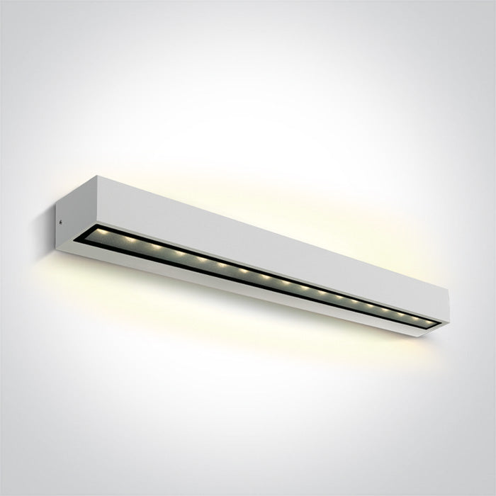 Бял 2x13W WW (топло бяло) IP65 230V