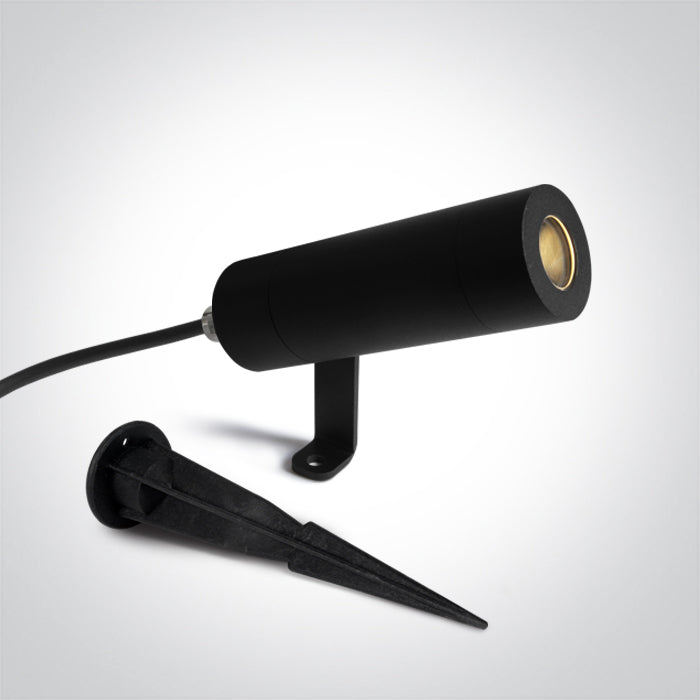 Черен Градинско Спот 6,5W 700mA WW (топло бяло) IP65 Dark-Light (задълбочен оптичен конус)