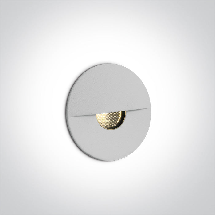 Бял WALL/STEP COB 1W WW (топло бяло) IP65 350mA
