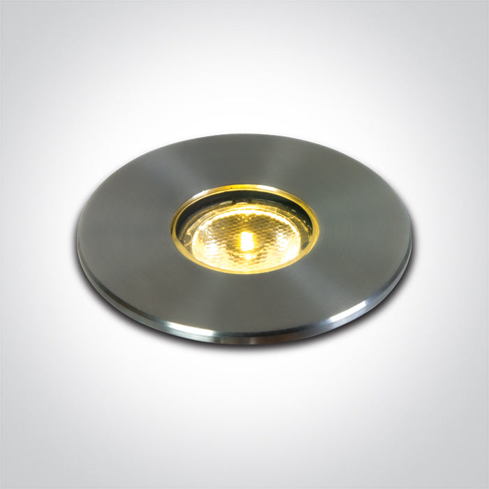 SS316 Земен LED 2W WW (топло бяло) 230V IP67