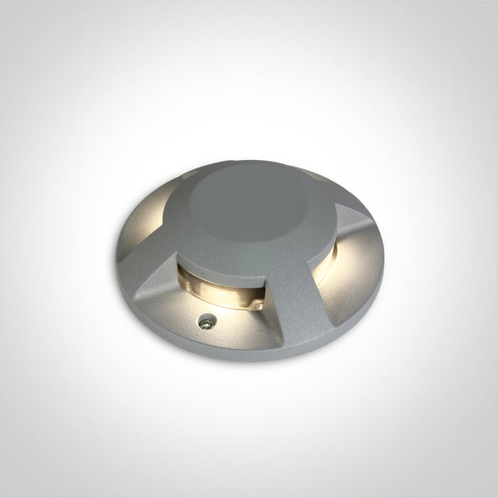 Сив IP67 За открит монтаж GROUND WW (топло бяло) 4X3W 230V