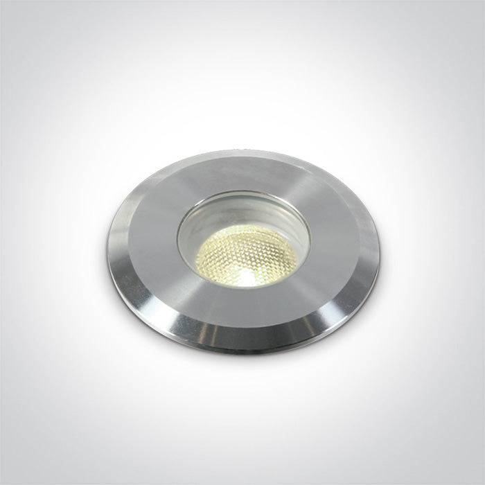 1W LED WW (топло бяло) SS316 IP68 Вградено Подводно 24V