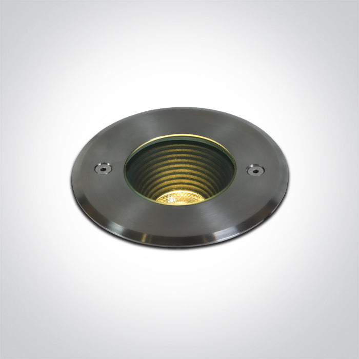 SS316L IP67 Земен 3,5W WW (топло бяло) 230V Dark-Light (задълбочен оптичен конус)