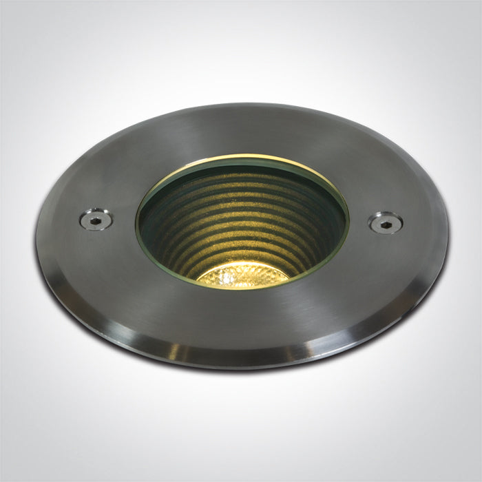 SS316L IP67 Земен COB 15W WW (топло бяло) 230V Dark-Light (задълбочен оптичен конус)