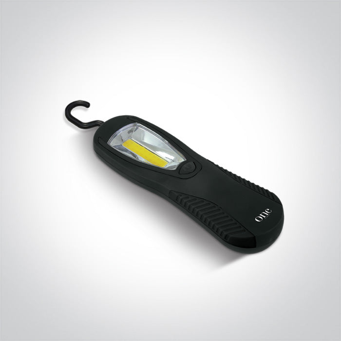 Черна COB LED ПРЕНОСИМА лампа