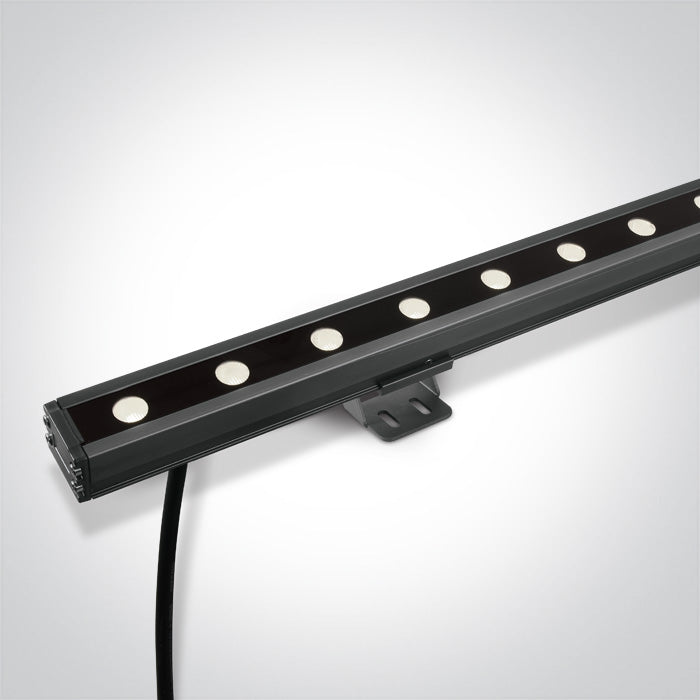 Сив 24x1W CW (студено бяло) 20x60° LENS IP66 24V С димиране