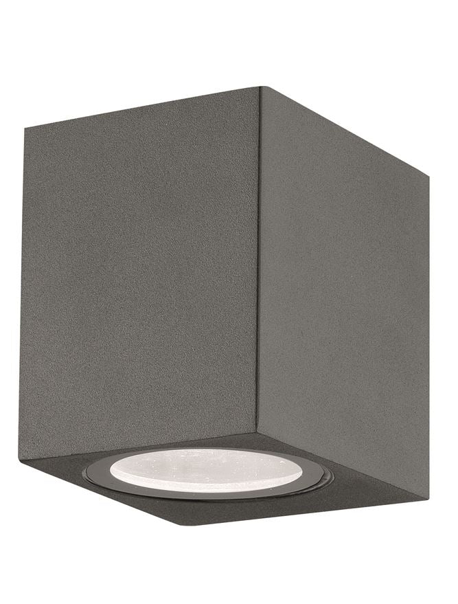 Външен аплик NERO LED GU10 2x10W Сив алуминий