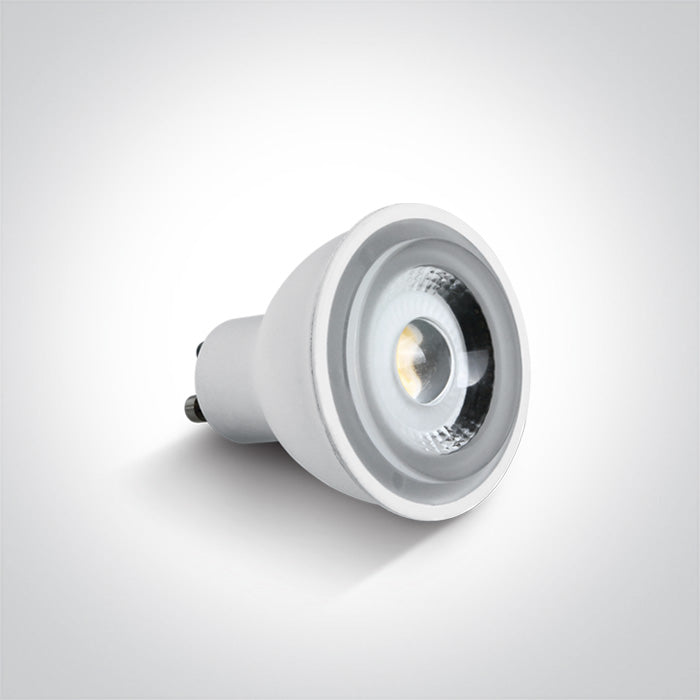 Бял COB 6W EW GU10 60° 230V