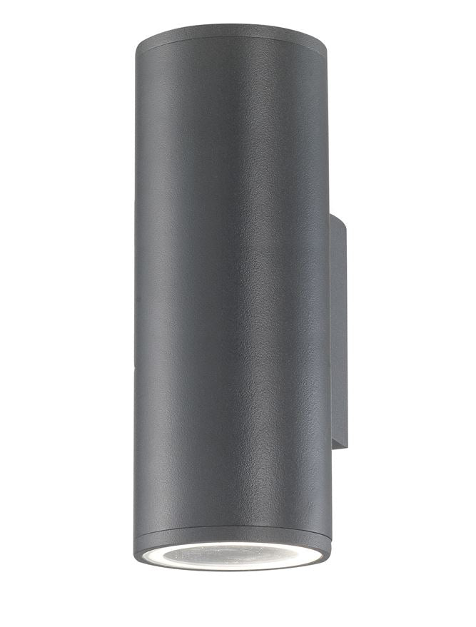 Външен аплик NODUS LED GU10 2x10W Тъмен сив алуминий нагоре/надолу