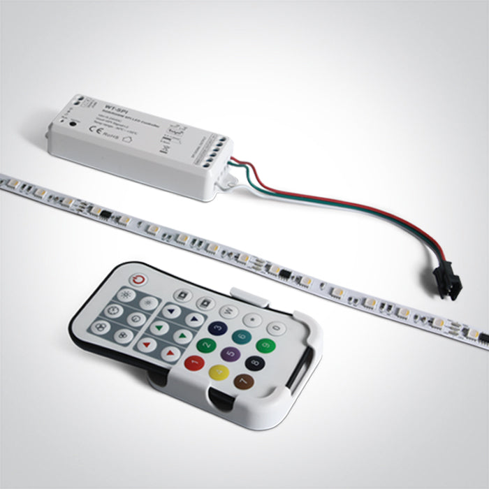 DIGITAL Лента 24V SPI TUYA 5 м ROLL 19W/m IP20 + RECEIVER + REMOTE