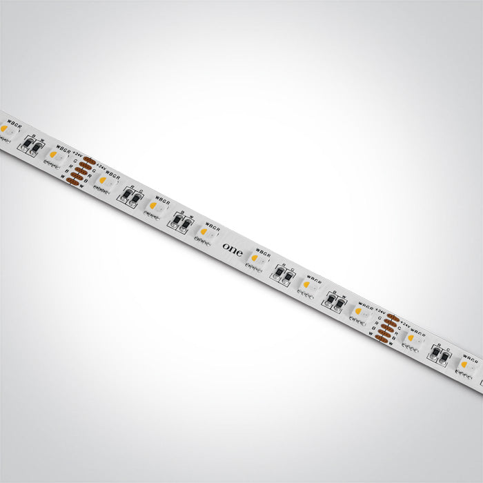 Лед лента 24V DC RGB+W 19,2W/m 5 м ROLL IP20