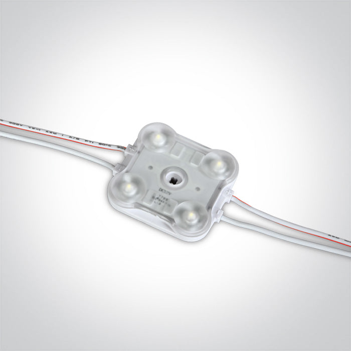 LED IP65 MODULE 4x0,5w 12vDC 6000K CHAIN 50pcs 10 м