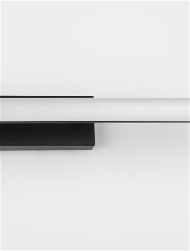Висящо осветително тяло (пендел) WILLOW 12W LED Матово черен алуминий и акрил IP44