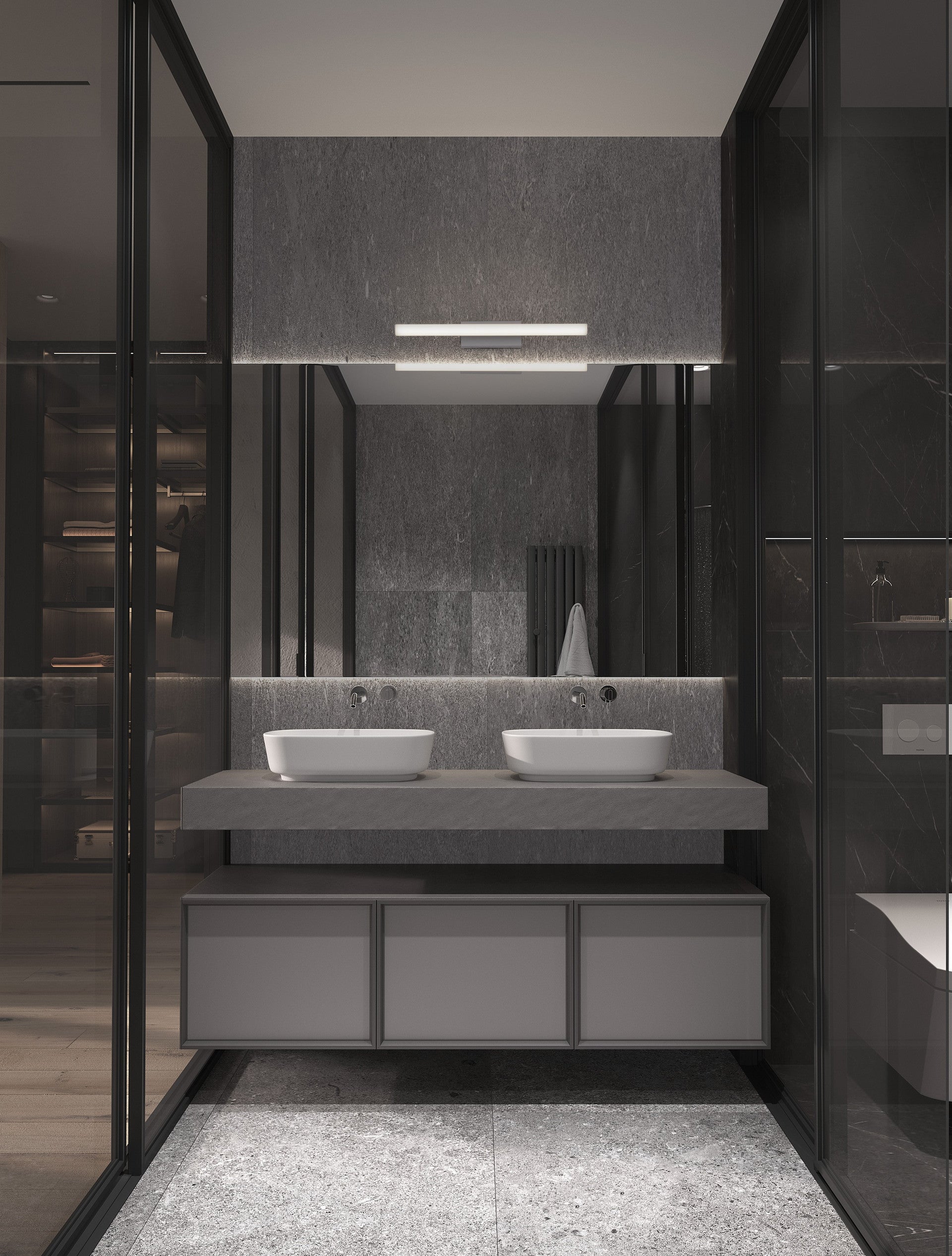Висящо осветително тяло (пендел) WILLOW 12W LED Матово бял алуминий и акрил IP44