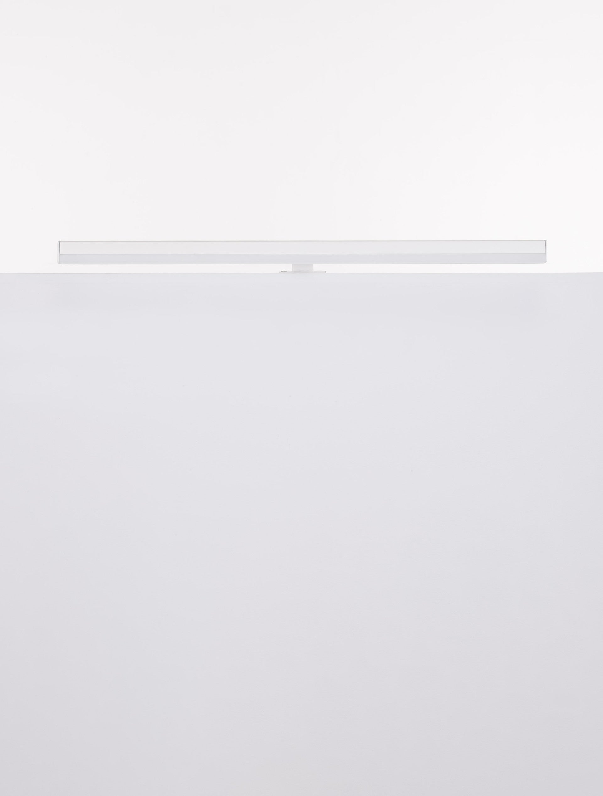 Висяща лампа GLIM 18W LED, мат бял алуминий и акрил, IP44