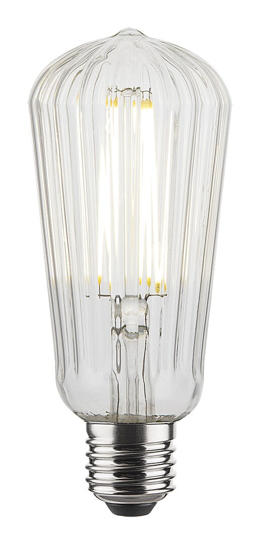 Филаментна LED крушка, E27 ST64, 4W, 640lm, 4000K