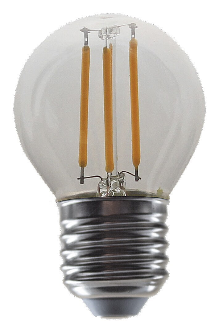 Филаментна LED крушка, E27 G45, 4W, 470lm, 2700K