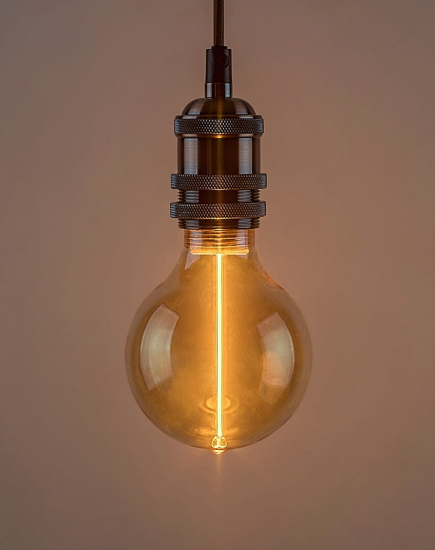 Филаментна LED крушка, E27 G95, 4W, 170lm, 1800K