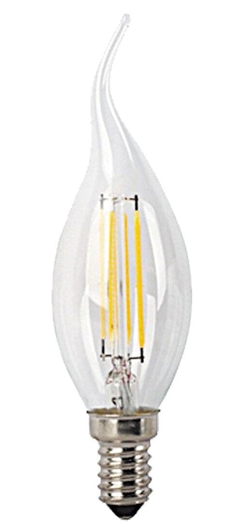 Филаментна LED крушка, E14 CF35, 4W, 470lm, 2700K