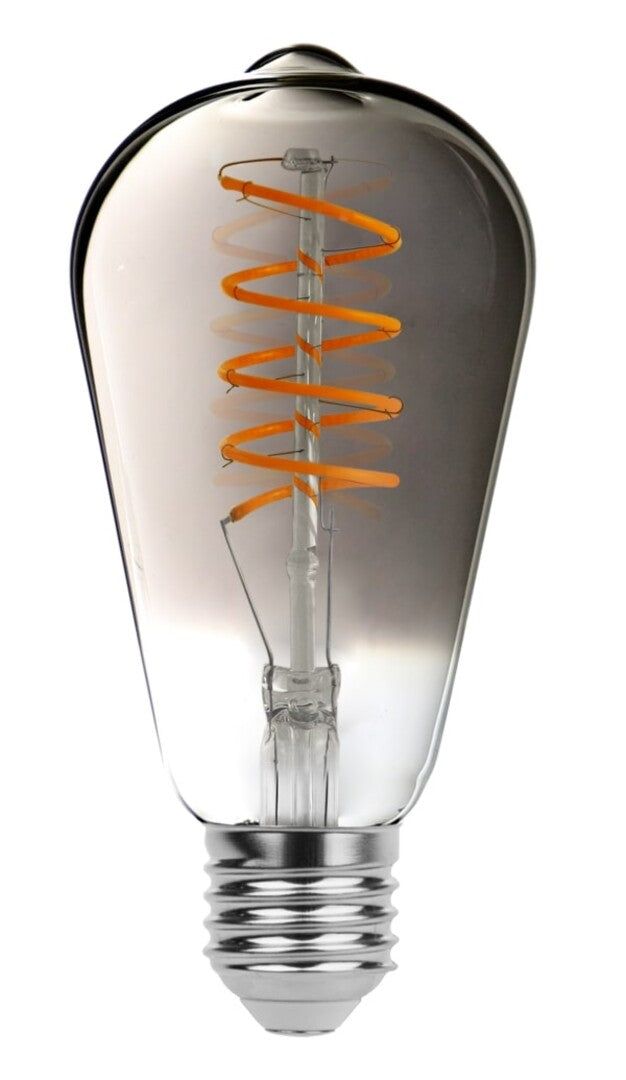 Филаментна LED крушка, E27 ST65, 5W, 200lm, 1800K