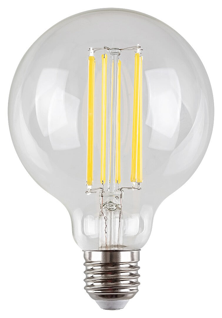 Филаментна LED крушка, E27 G95, 12W, 2000lm, 4000K