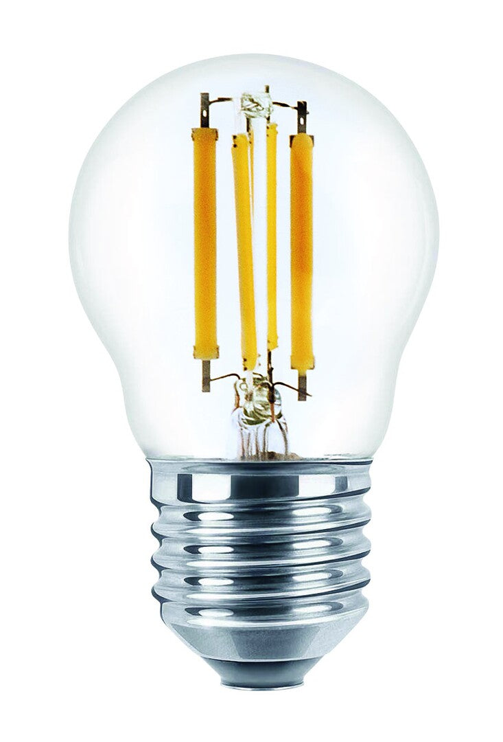 Филаментна LED крушка, E27 G45, 6W, 870lm, 2700K