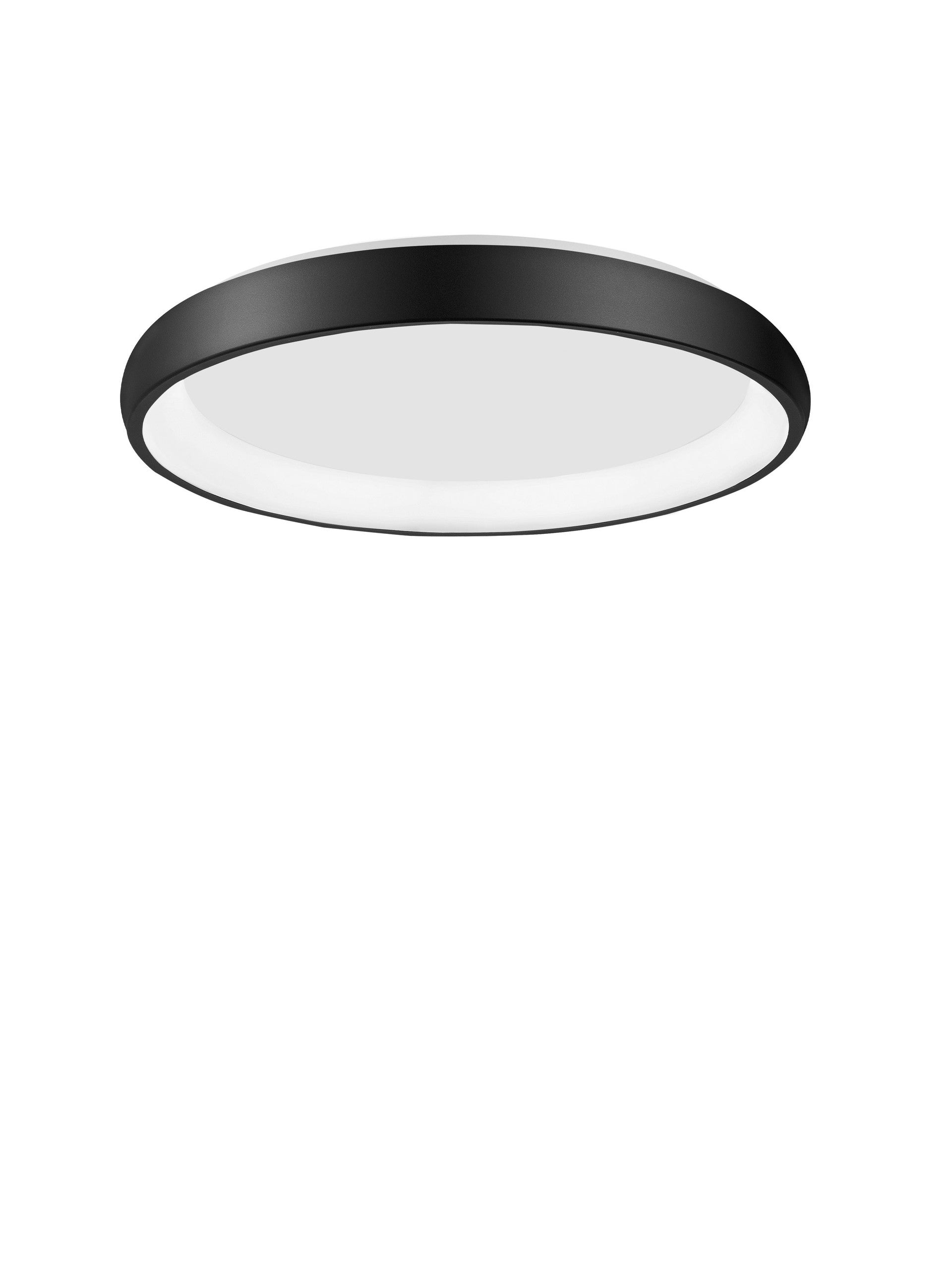 Висящо осветително тяло (пендел) ALBI 50W Пясъчно черен алуминий и акрил LED Триак димируем