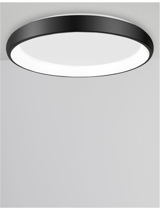 Висящо осветително тяло (пендел) ALBI 50W Пясъчно черен алуминий и акрил LED Триак димируем